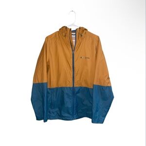 Columbia Men's Clay and Ocean Light Windbreaker Jacket